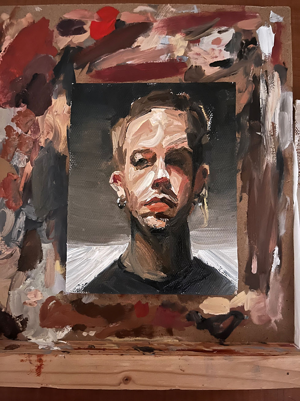 Realistic and painterly portrait live demo