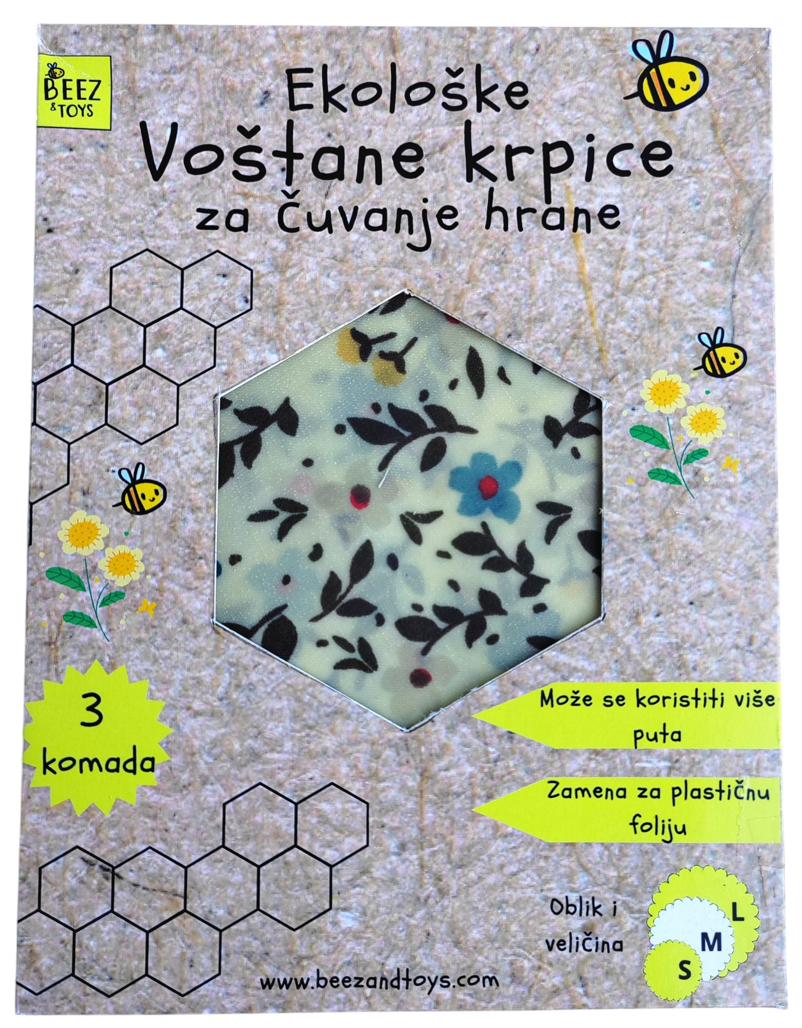 Beeswax Wrap - round shape