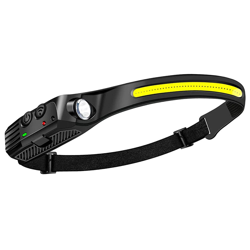 Head lamp with sensor 