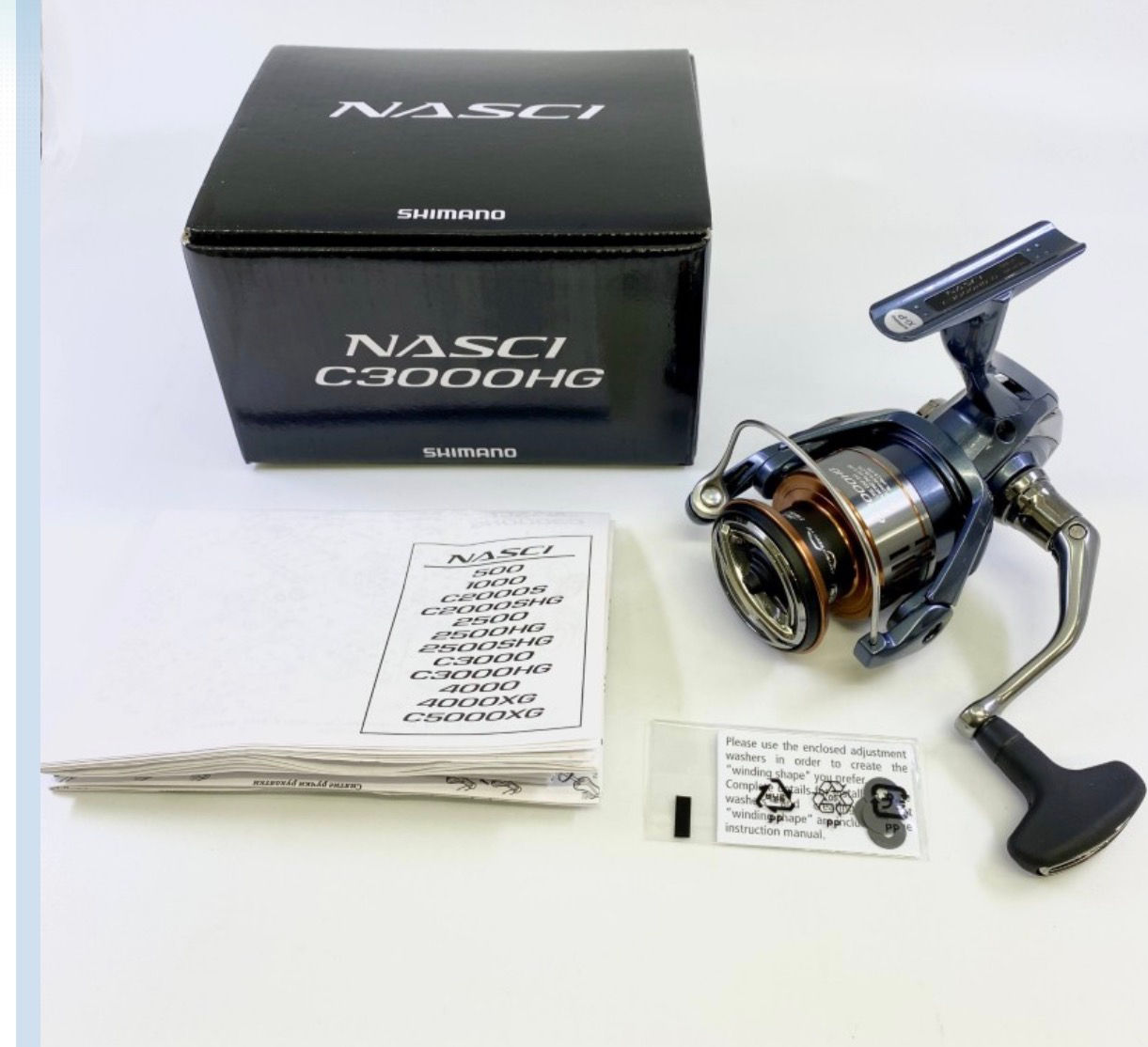SHIMANO NASCI NEW 26 3000HG SPINNING REEL