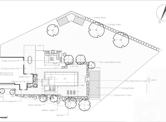 Pool design backyard makeover Burlington ontario