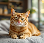 Cute ginger cat sitting down - EM Innova customer review