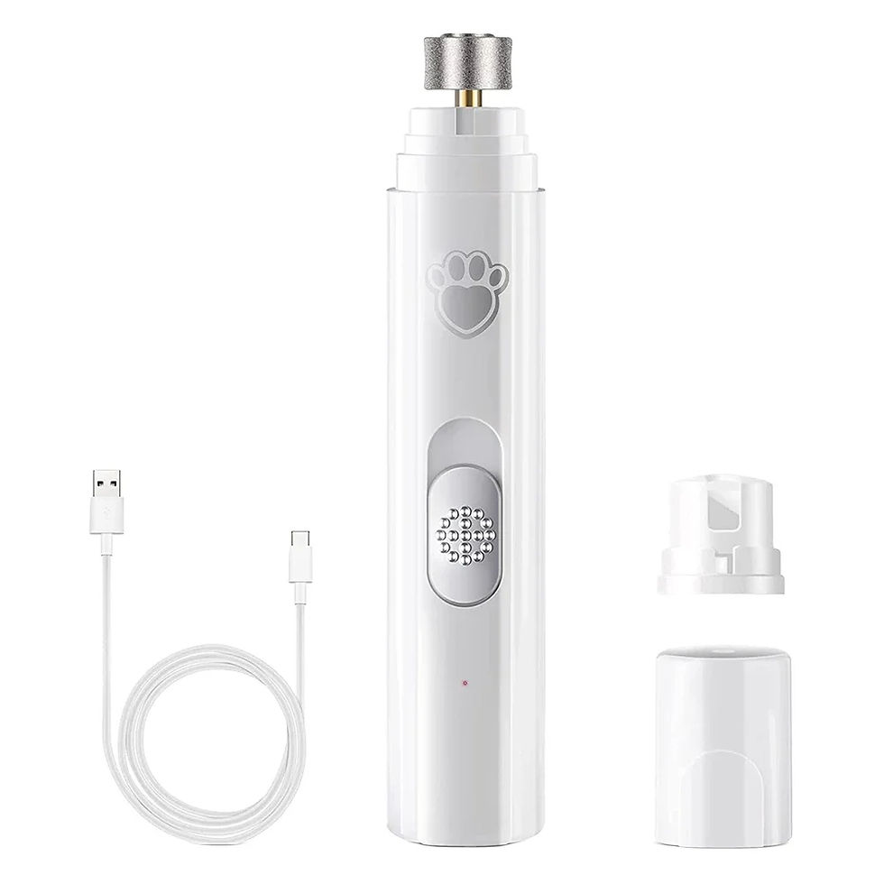 Thumbnail: Pet nail clipper with USB charging cable and cap