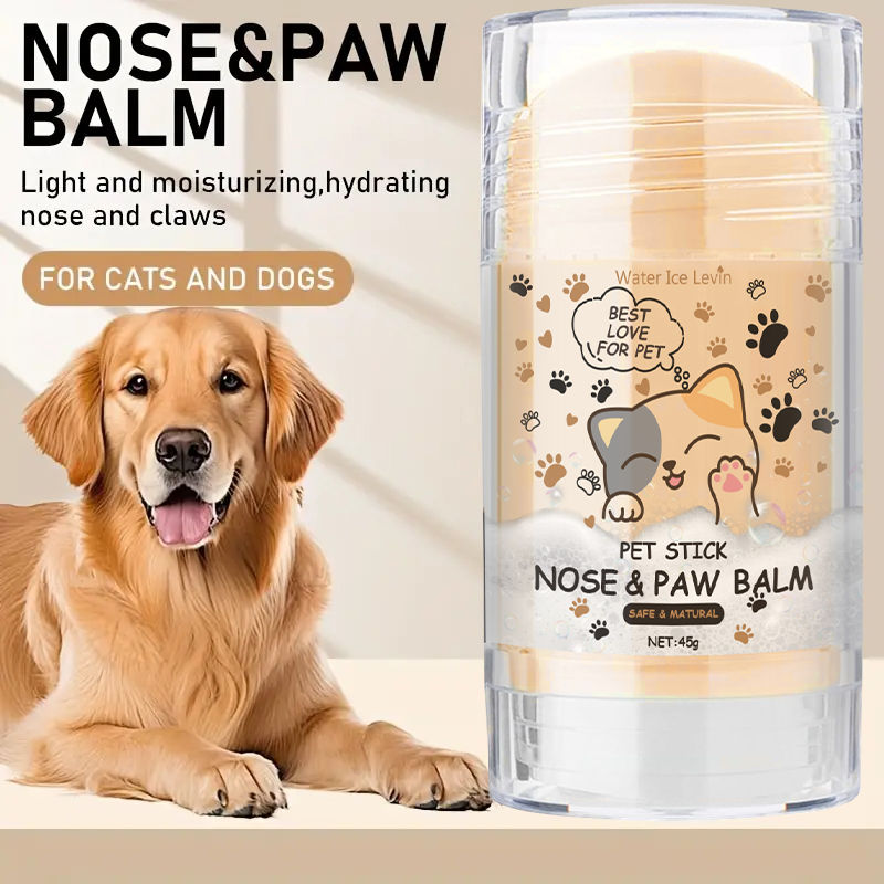 Thumbnail: Nose and Paw Balm stick with a Golden Retriever