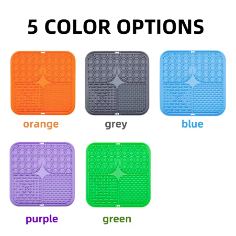 Thumbnail: 5 color options for the anxiety relief pet licking mat
