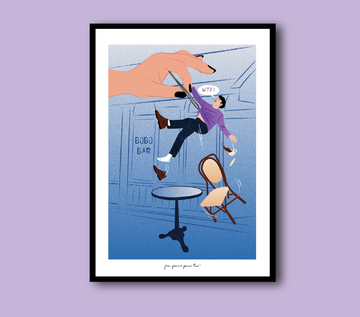 Affiche | J'en pince pour toi A4/A3