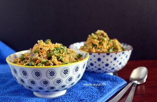 Quick Beans & Carrots Stir Fry with Toasted Coconut (Carrot and Beans Thoran)