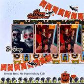 Just for Fun: Hide & Eek! Scrapbooking Page