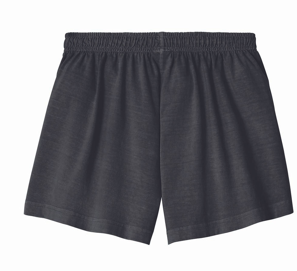 Thumbnail: Washed Black Garment-Dyed Short
