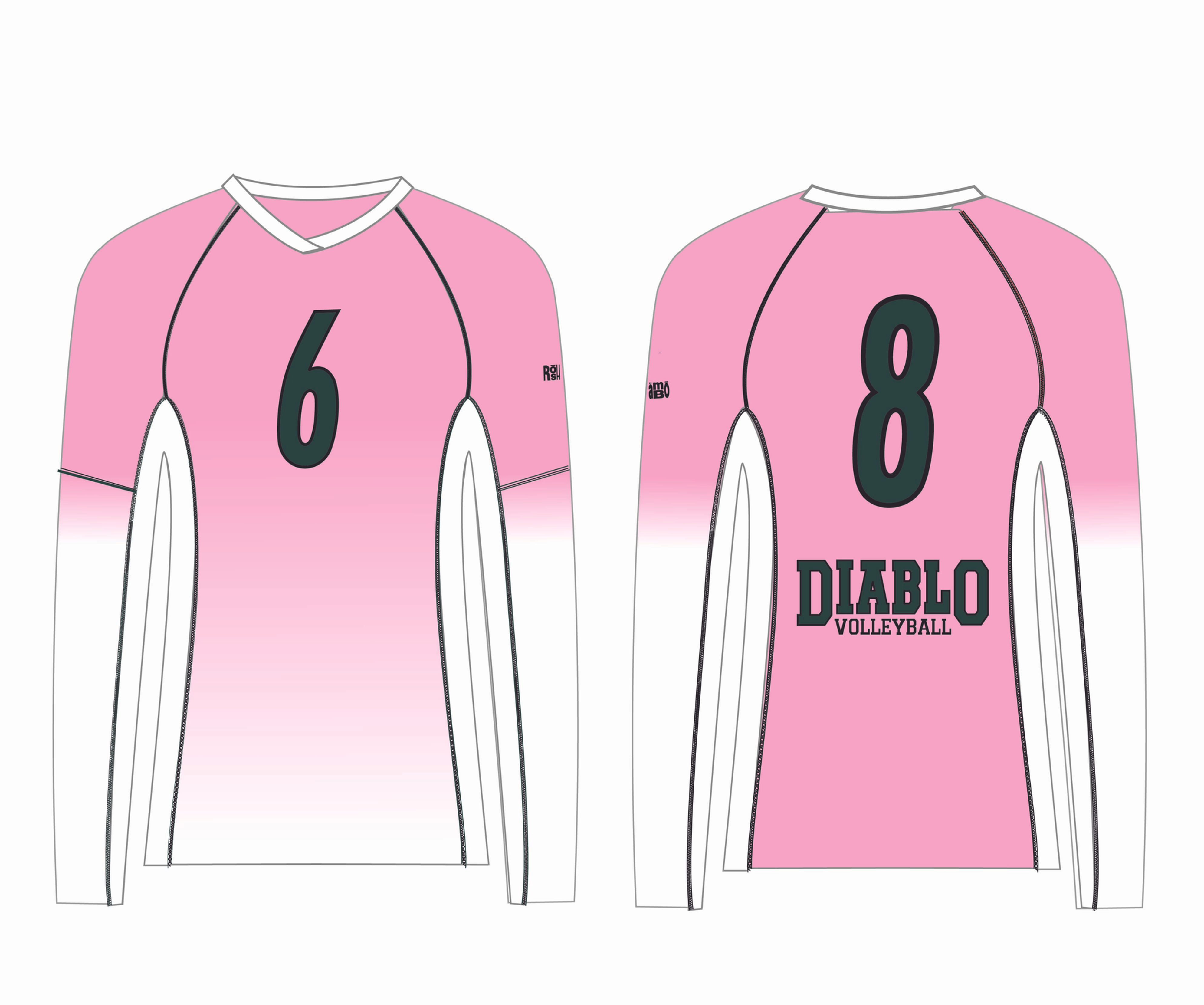 Long Sleeve Diablo Jersey x 1