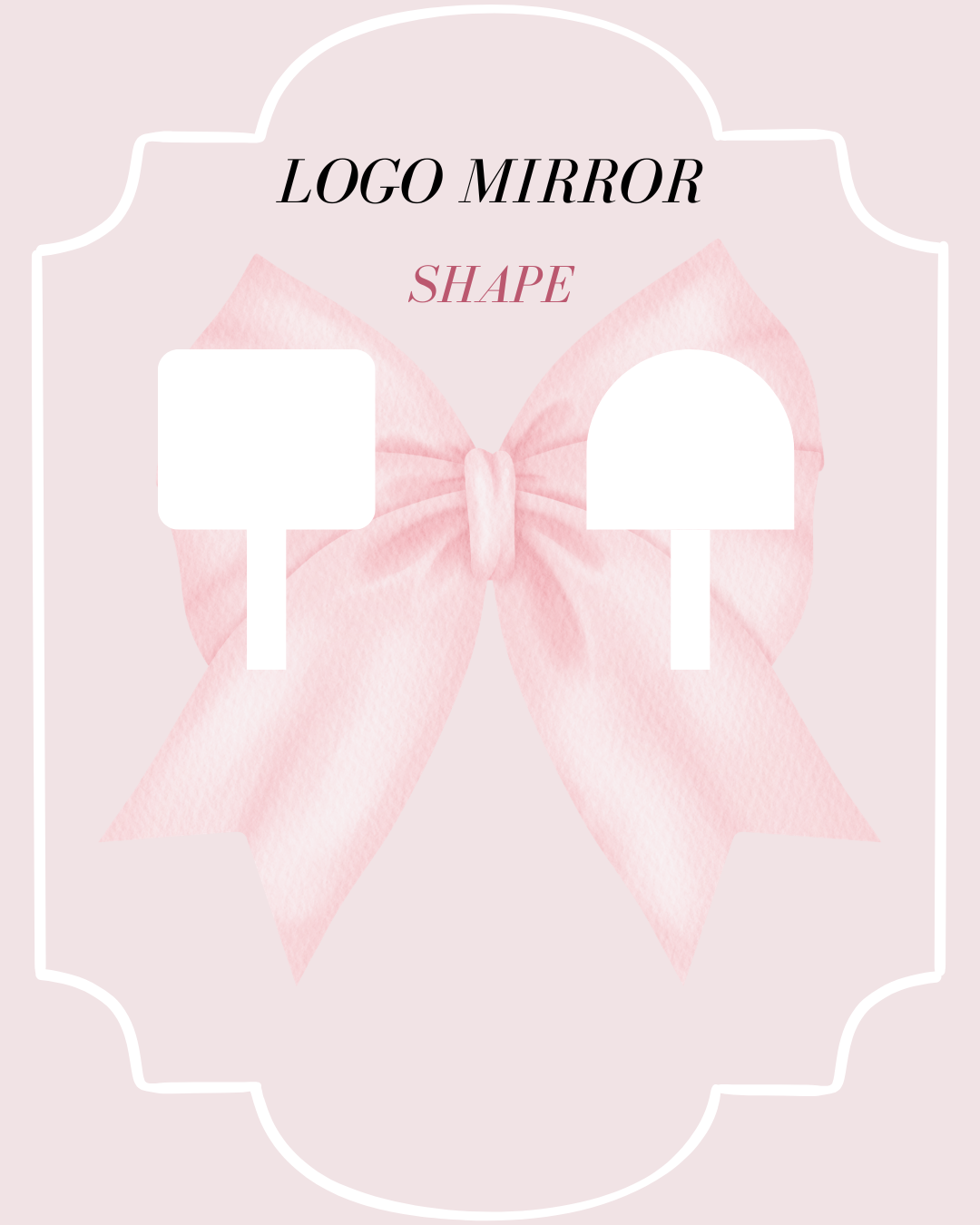 Custom Logo Mirror