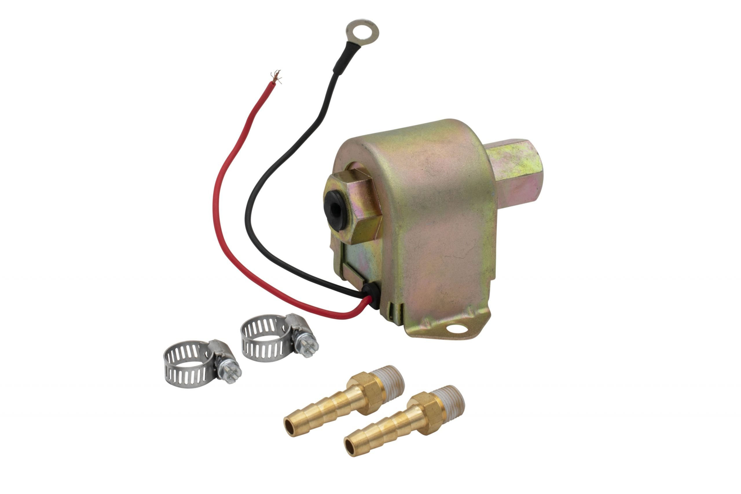 EMPI Fuel Pump, 1.5-4.0 PSI, with fittings and clamps