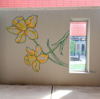 Daffodils at Stamford Hospital's Bennett Cancer Center.jpeg