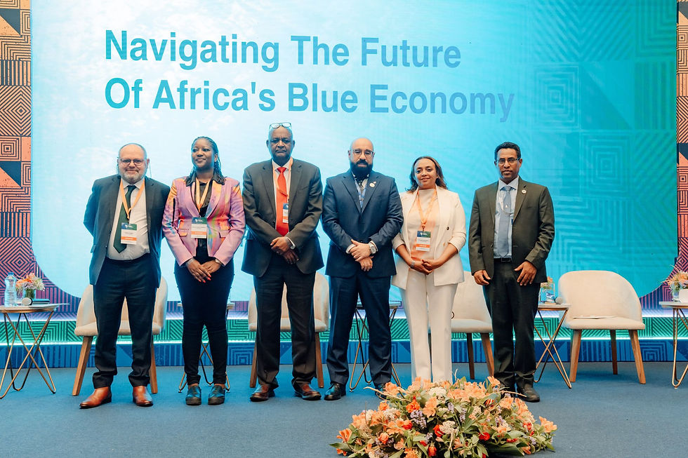 Image (LinkedIn): The speakers during day two of the conference