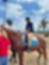 Mikey doing his safety check before his ride on Orlean.jpg