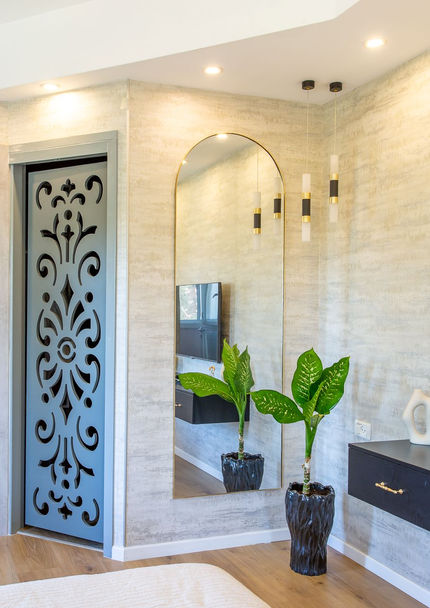 Bedroom area planning and interior design.