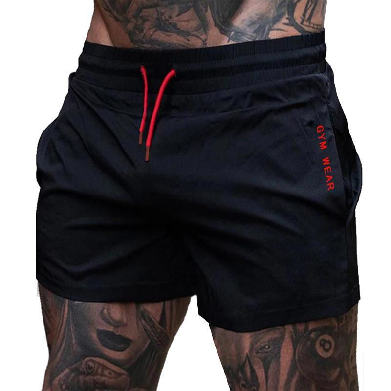 Pantalones cortos deportivos para hombre, ideales para gimnasio y fitness, para