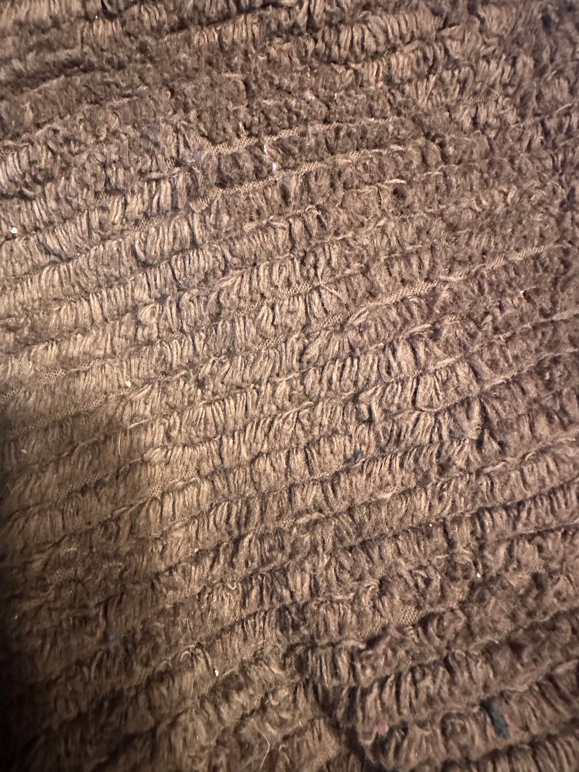 Dark Brown Chenille Terry