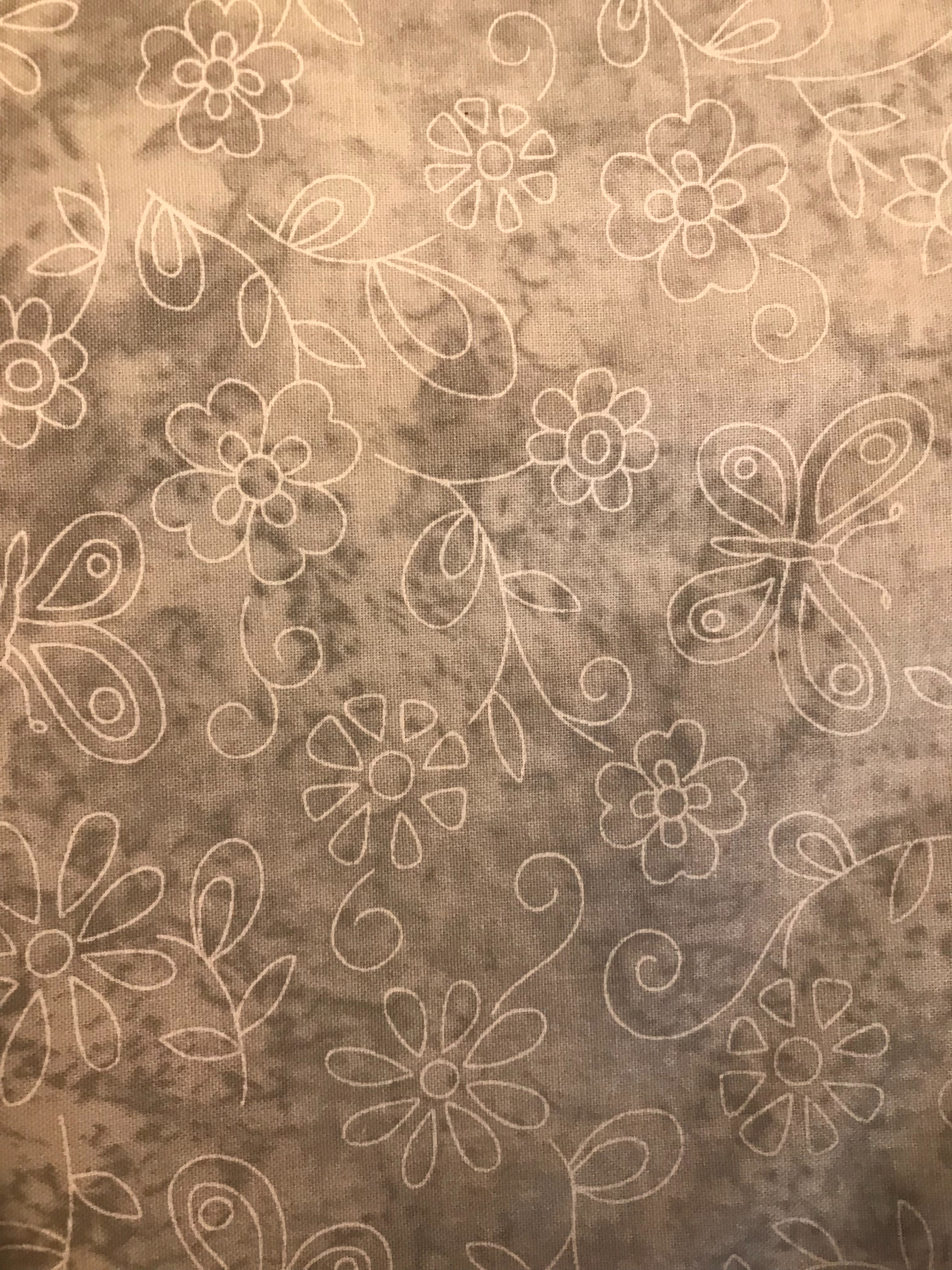 Gray sketch bf & flowers