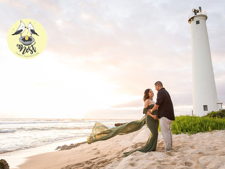 Annalynn + Chester Maternity Shoot | 10.13.19 | Barbers Point Beach