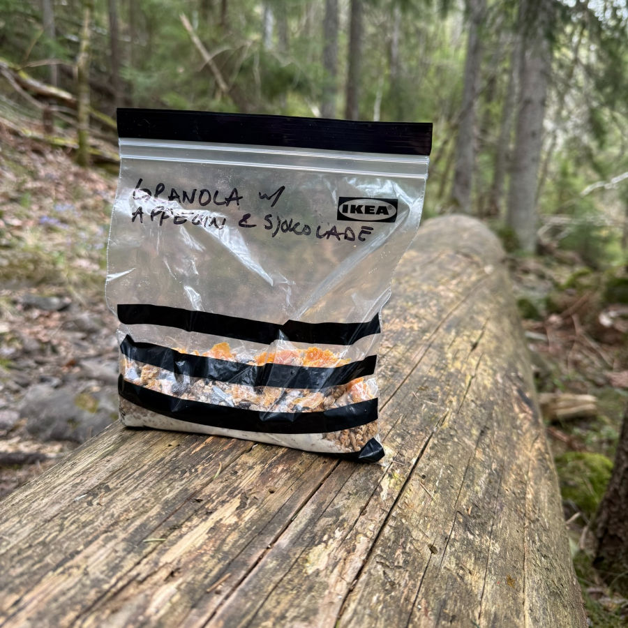 Klar for frokost i naturen
