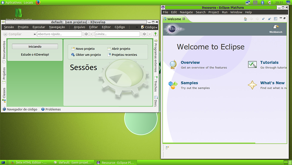 Kdevelop & Eclipse