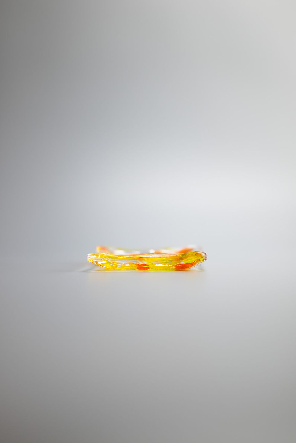 Thumbnail: Glass plate「ゴーヤ四角」
