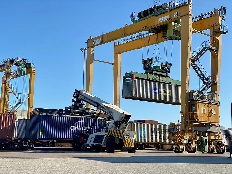 Rail freight traffic moved more than 1.2 million tonnes in the first half of the year at Valenciaport