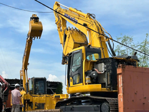HEADWAY JSC TRANSPORTED OVERSIZED CONSTRUCTION MACHINERY FROM VIETNAM TO SAVANNAH, USA