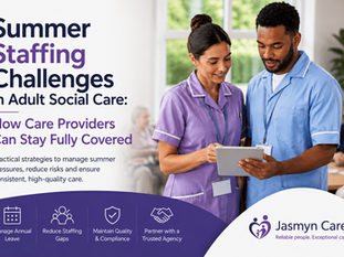 Summer Staffing Challenges in Adult Social Care: How Care Providers Can Stay Fully Covered