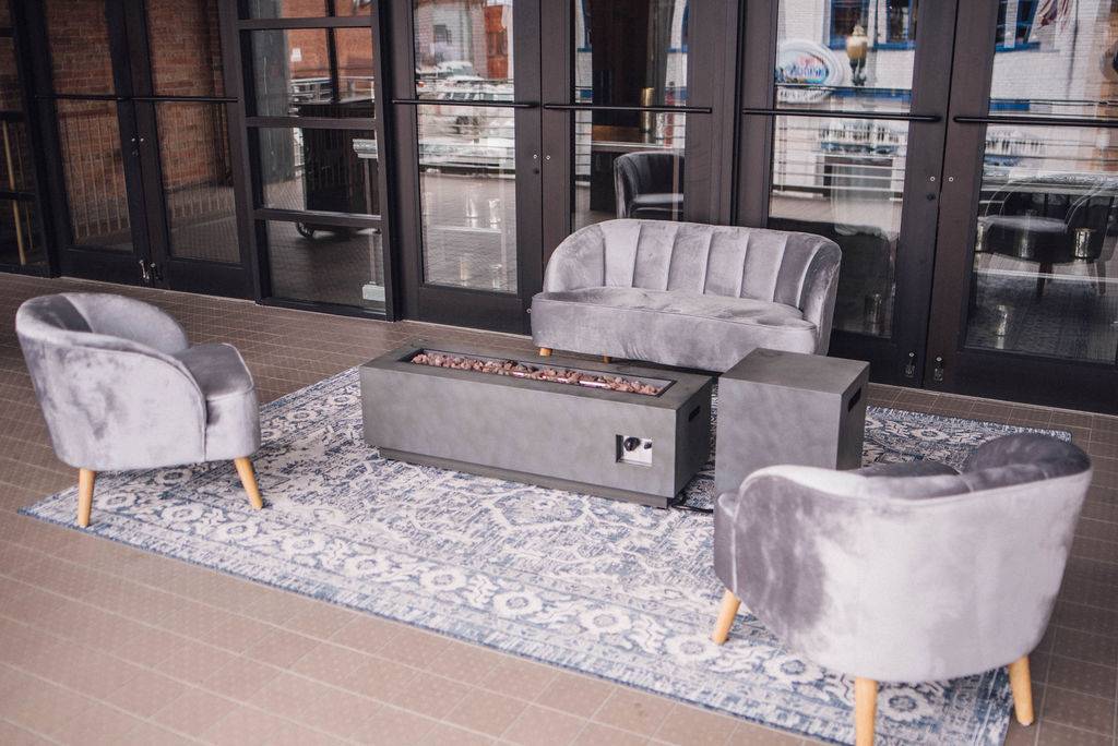 Propane Rectangle Fire pit