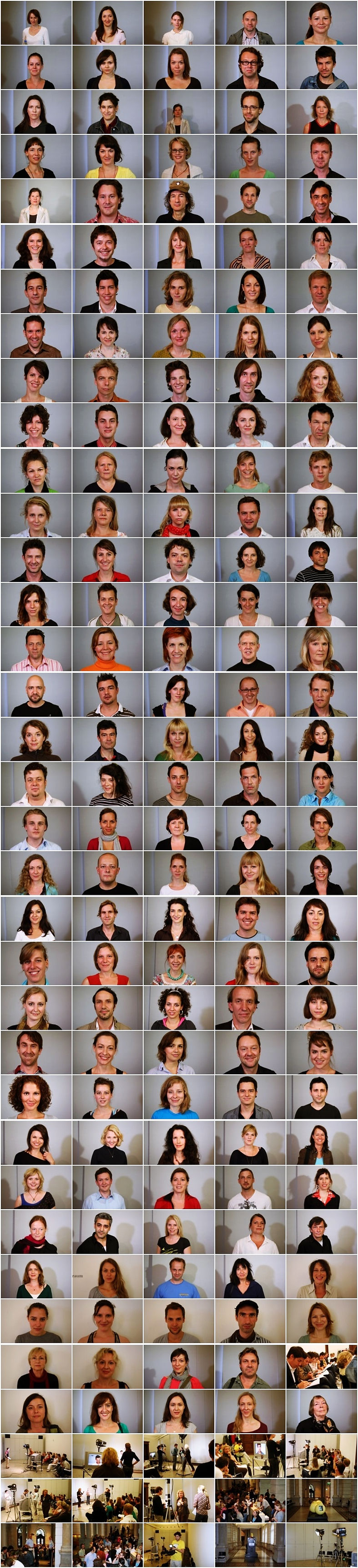 Audition with Greta Amend 2018. Participants, collage. Produced by Embassy of performing arts, Berlin, Greta Amend and Christian Alexander Rogler
