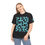 Thumbnail: black crew neck tee on person view