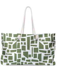 olive weekender bag front view