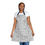 Thumbnail: black print apron on person front view