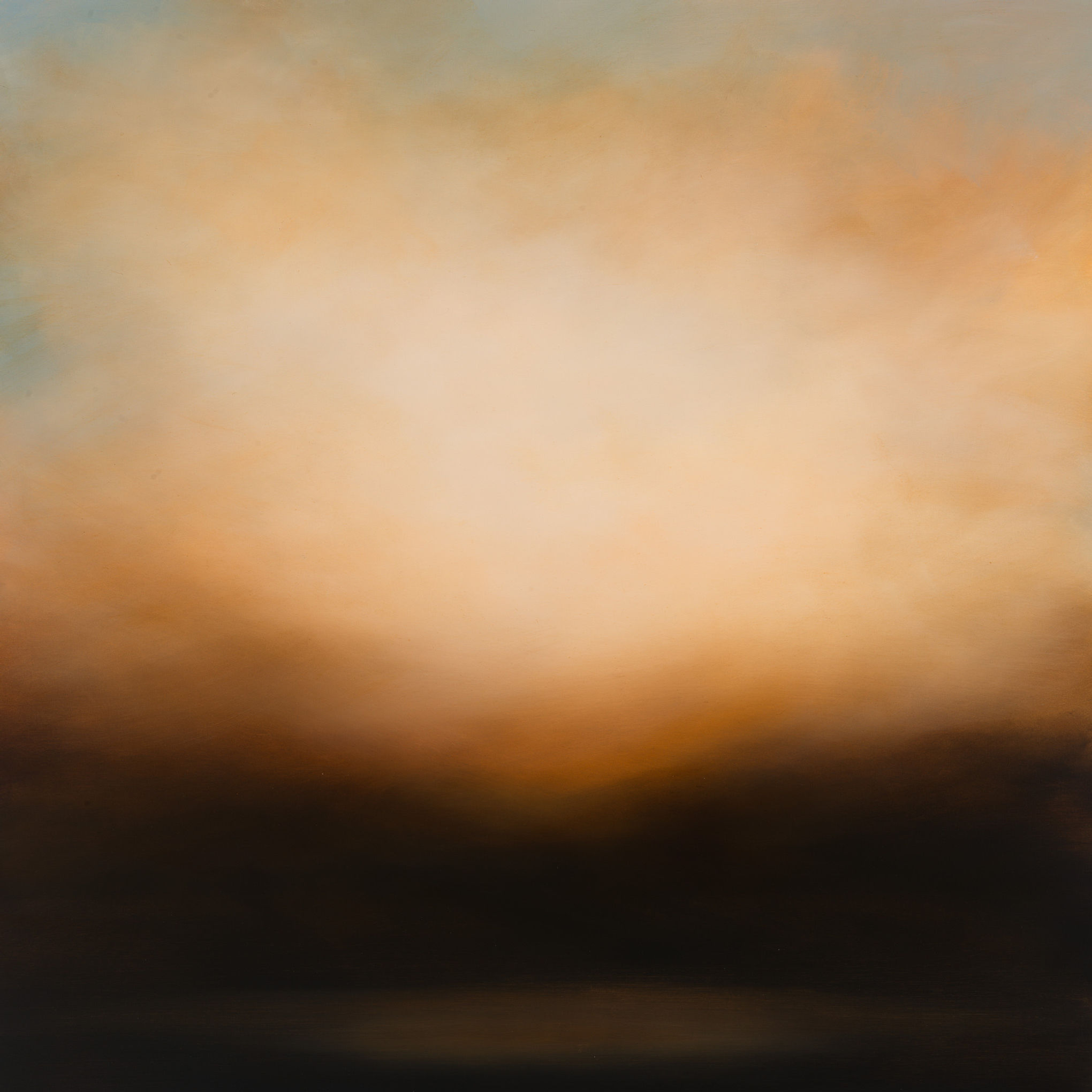 depths opening to you, 48x48" oil on canvas,framed
