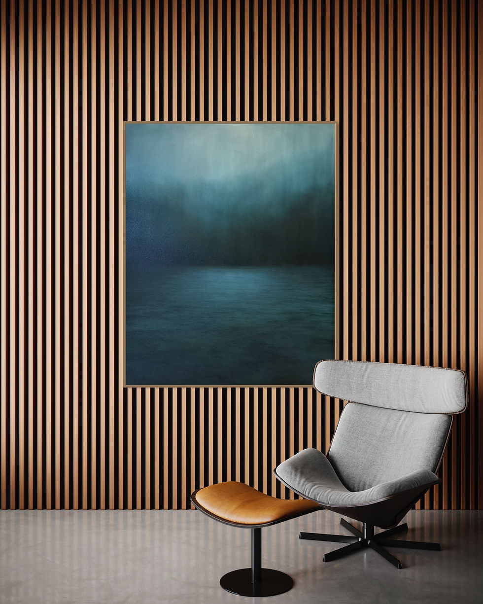 Thumbnail: An exchange of air, 60x48" oil on canvas, unframed