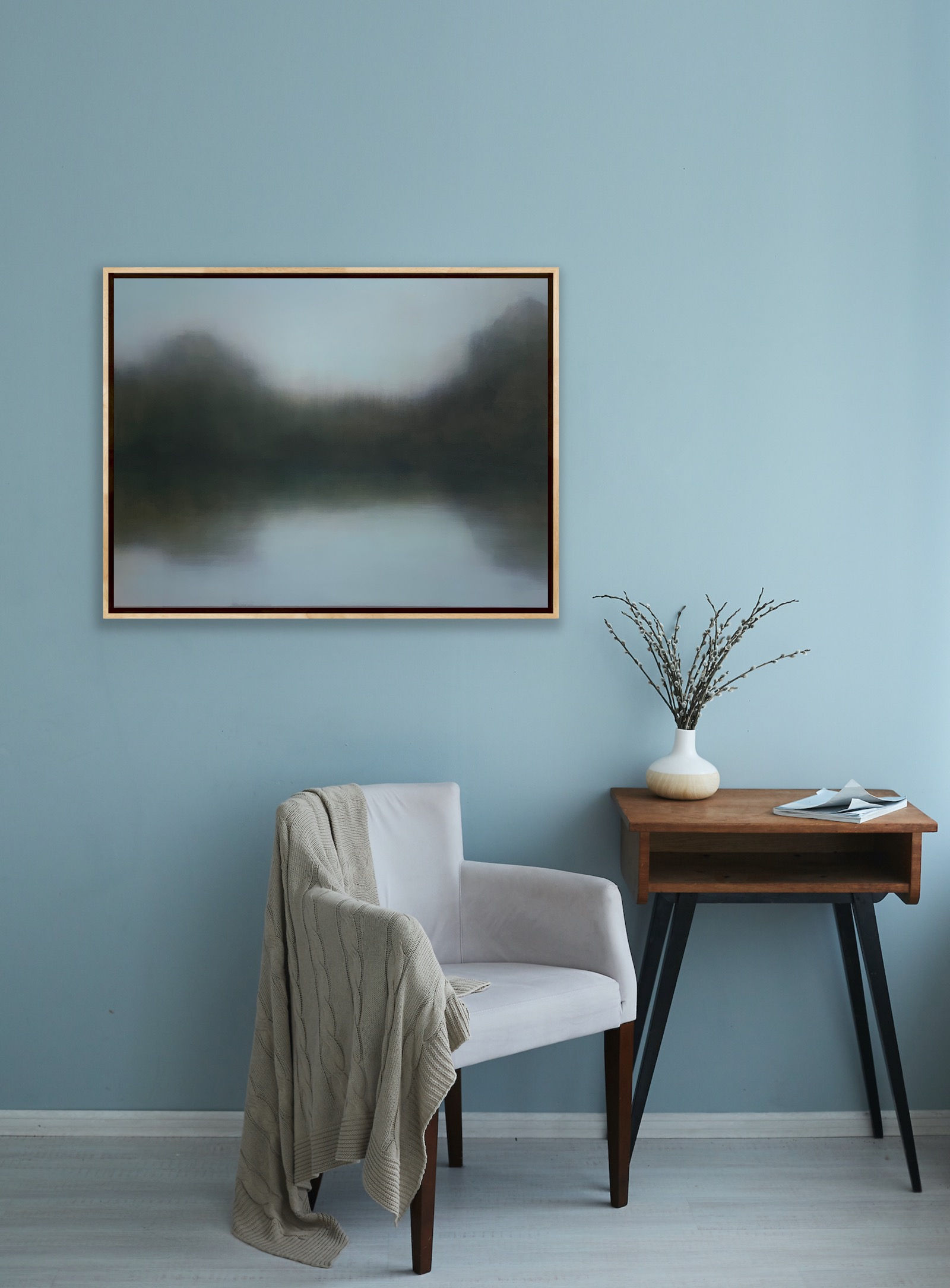 shoreline to the invisible ii, 30x40" oil on canvas, unframed