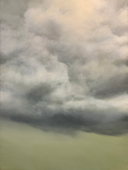 A Beautiful Melancholy: All Glorious Trouble, 36x48" oil, framed