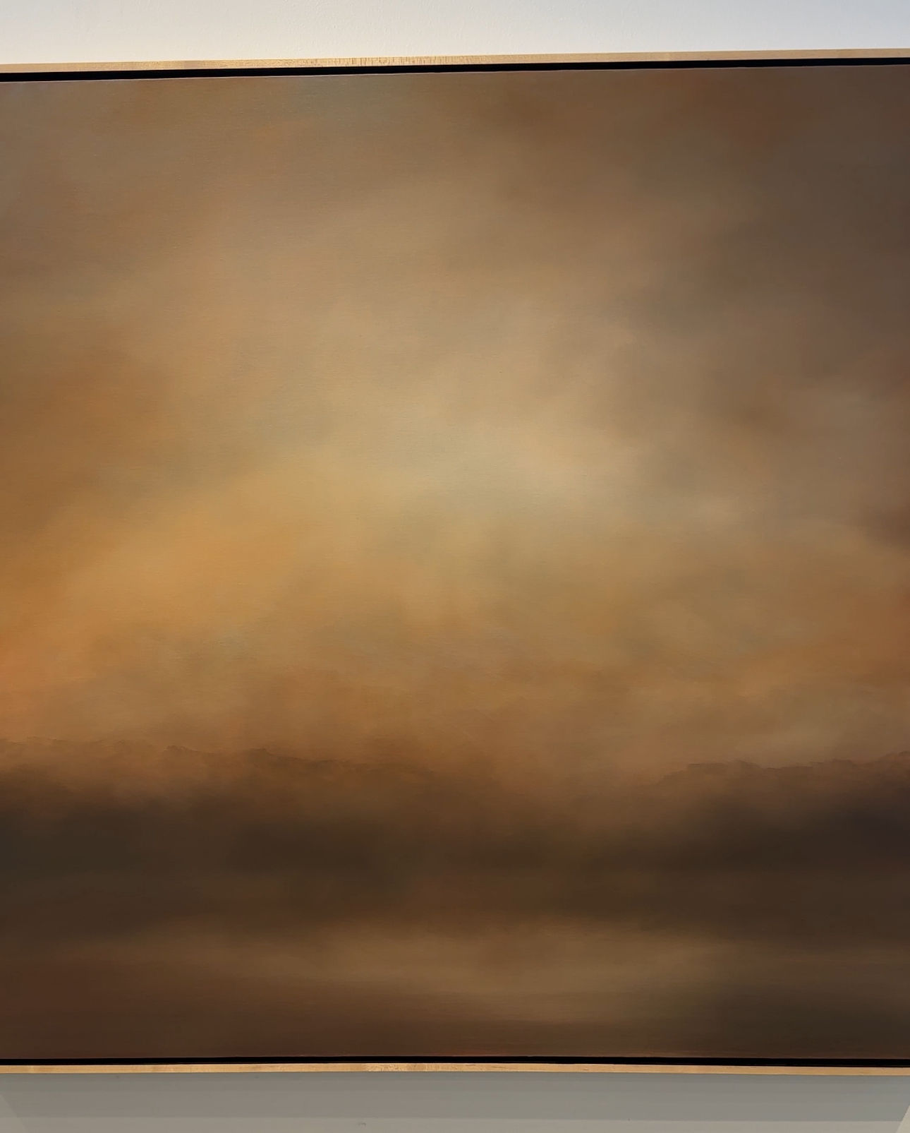 something in the orange,48x48" oil on canvas framed