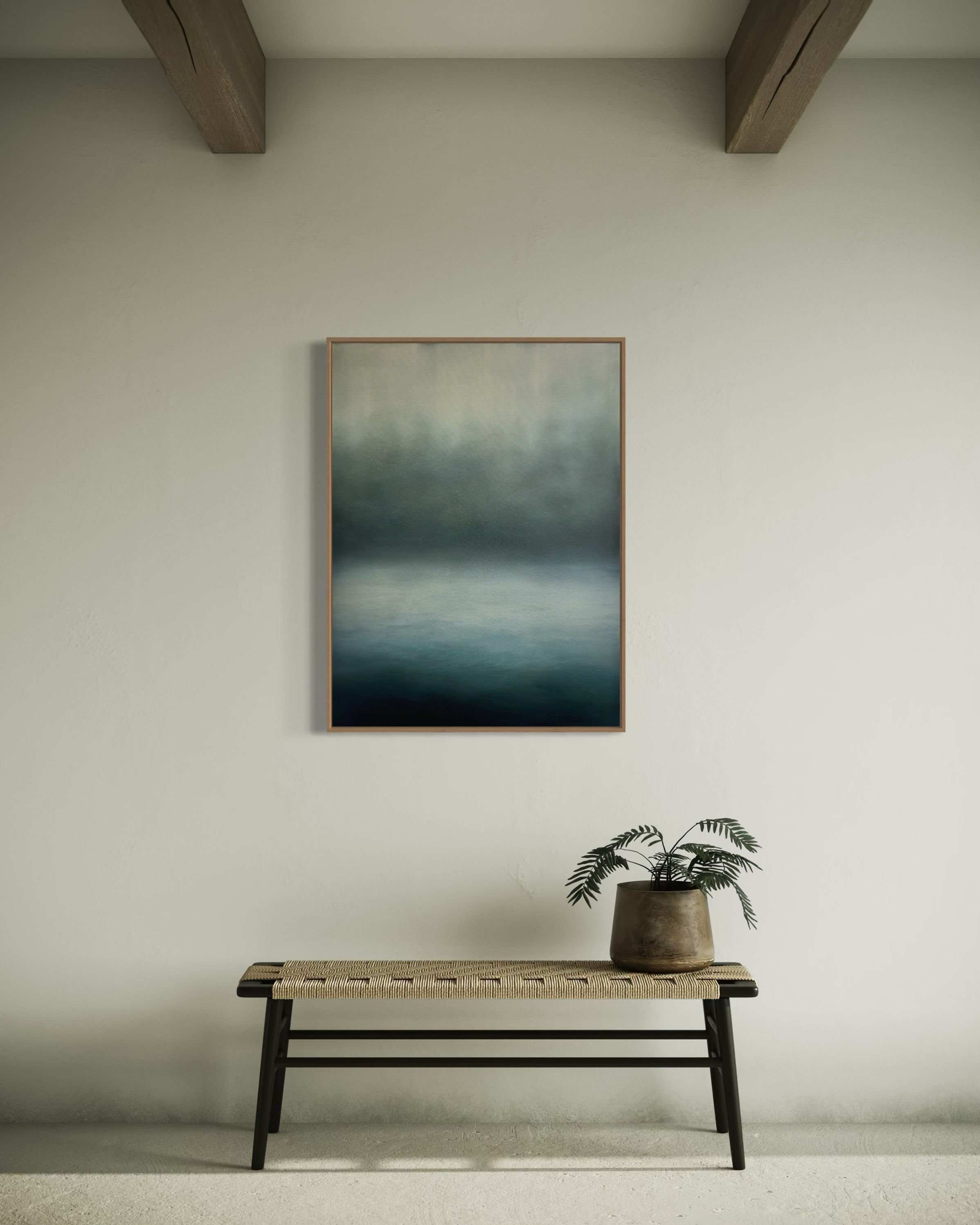 the untrimmable light, 40x30" oil on canvas, framed