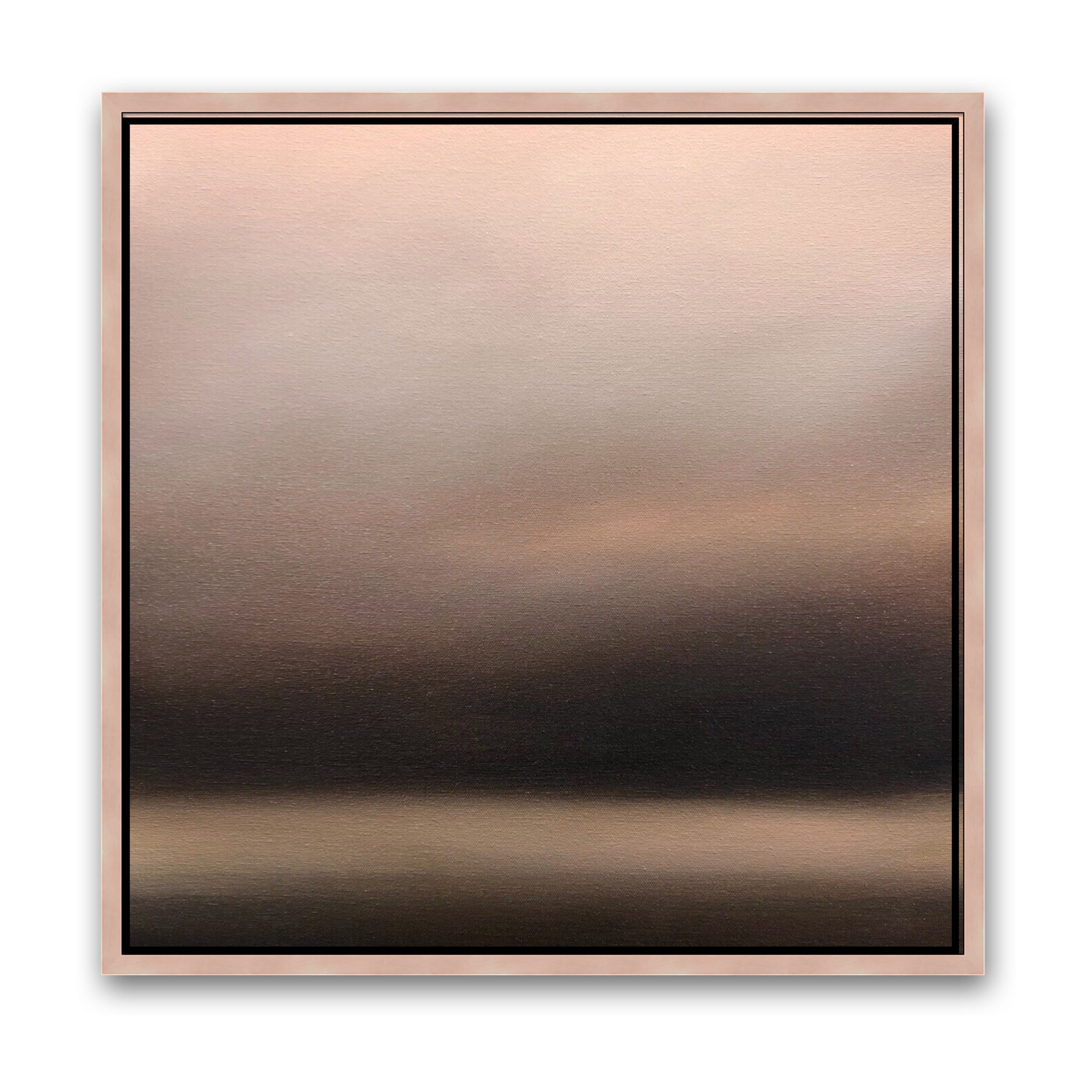 'a luminous simplicity', 18x18", oil on canvas, framed