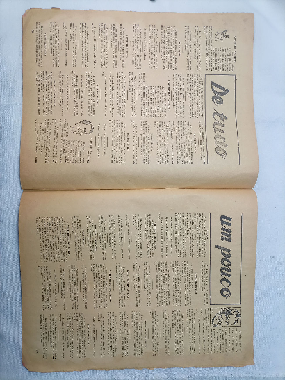 Miniatura: : Raro Suplemento em Rotogravura "O Estado de S. Paulo" (25/01/1944) – Especial