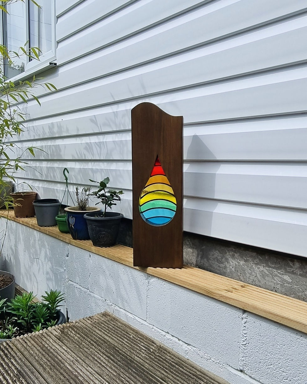 Thumbnail: Rainbow Drop Sculpture