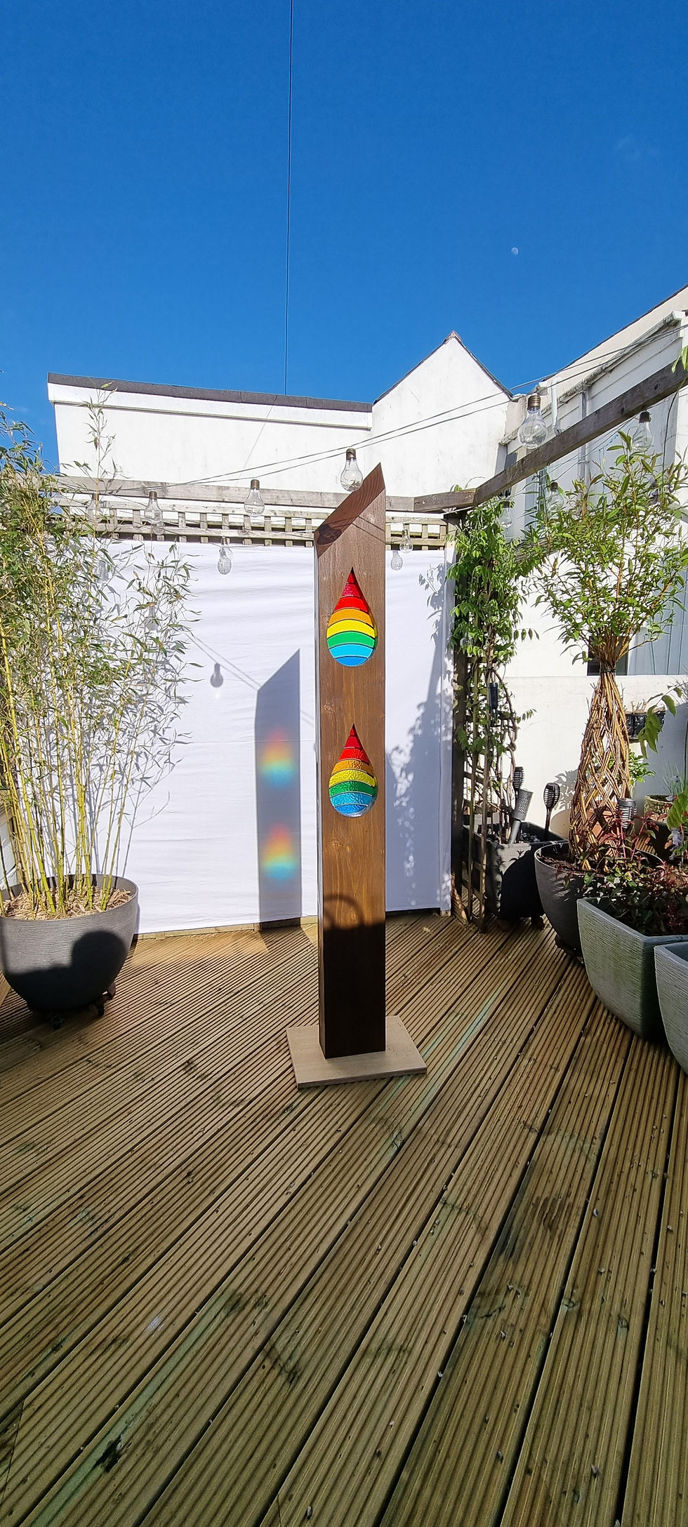 Thumbnail: Rainbow Drops Sculpture