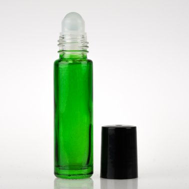 Green 10ml Essential Oil Roller Bottles