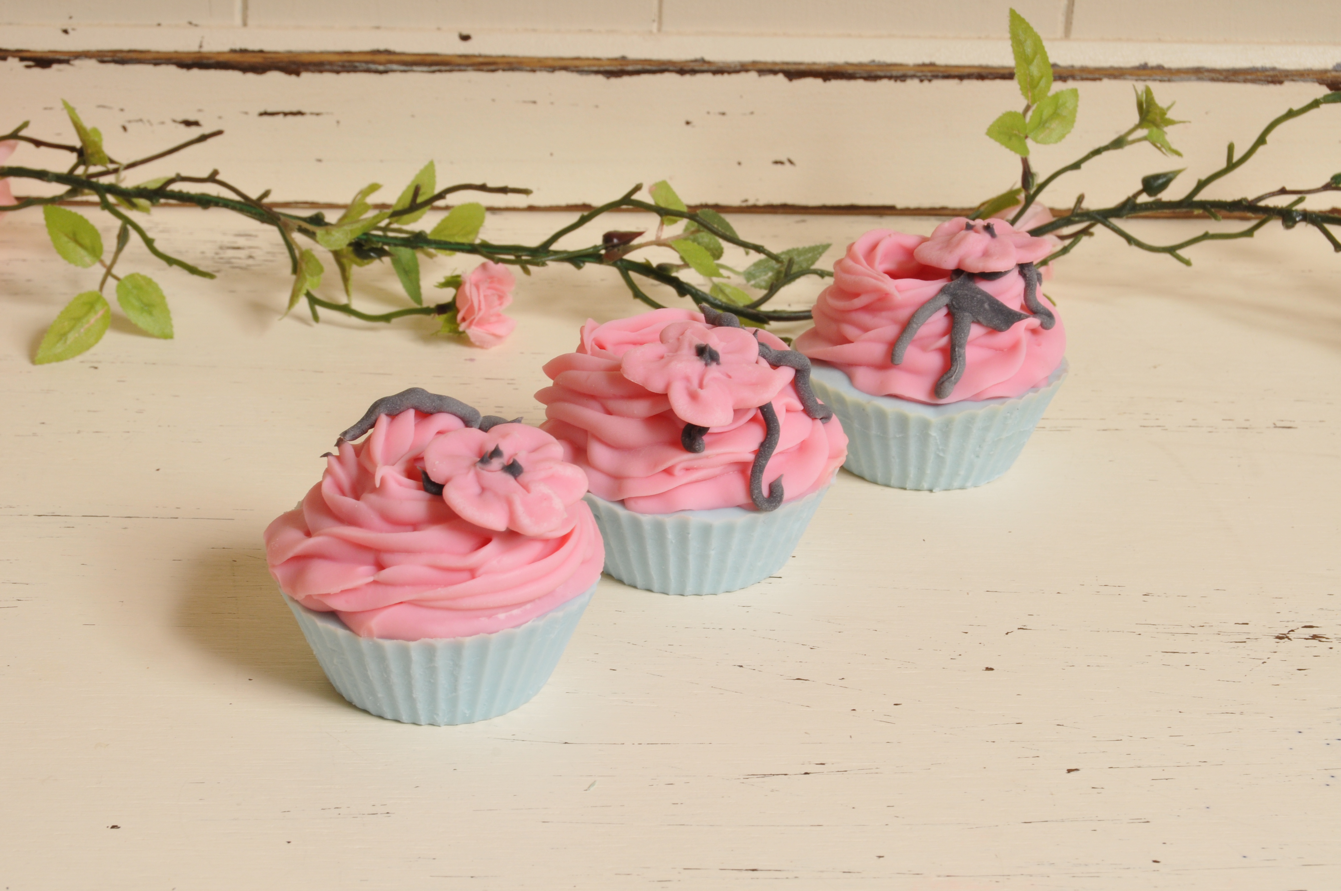 Geisha cupcake soaps