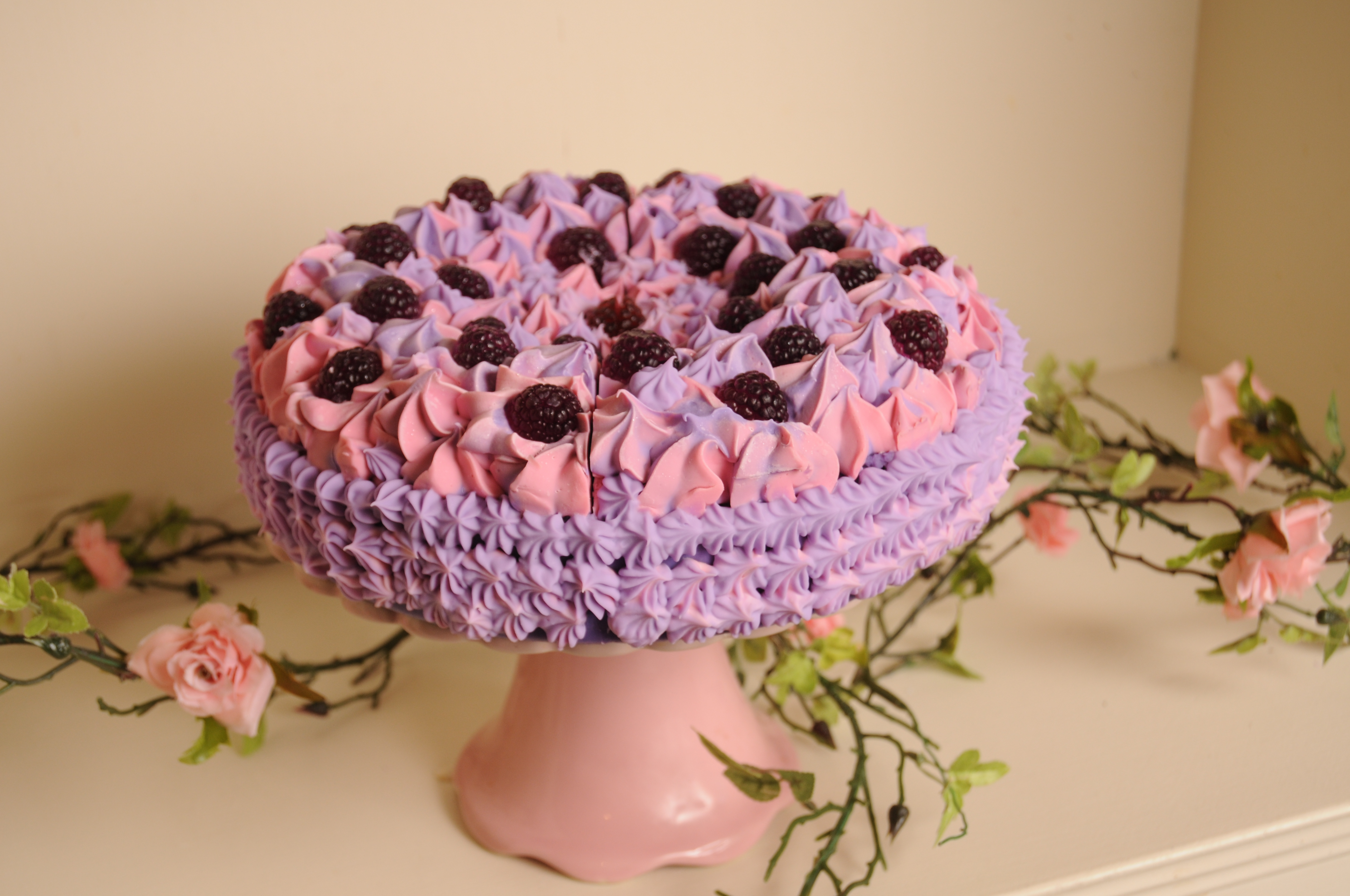 black raspberry vanilla cake soap