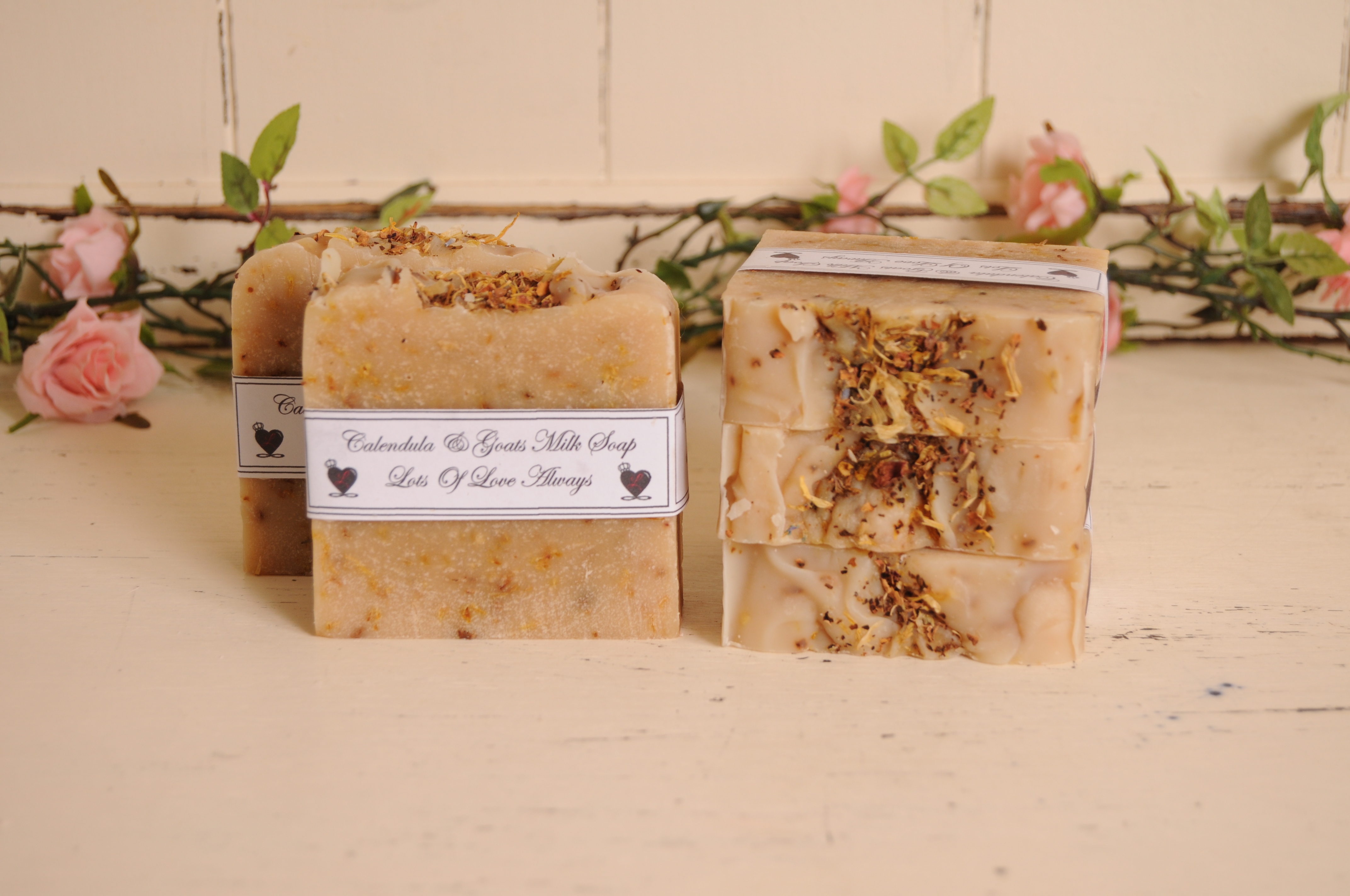 goats milk and Calendula soap