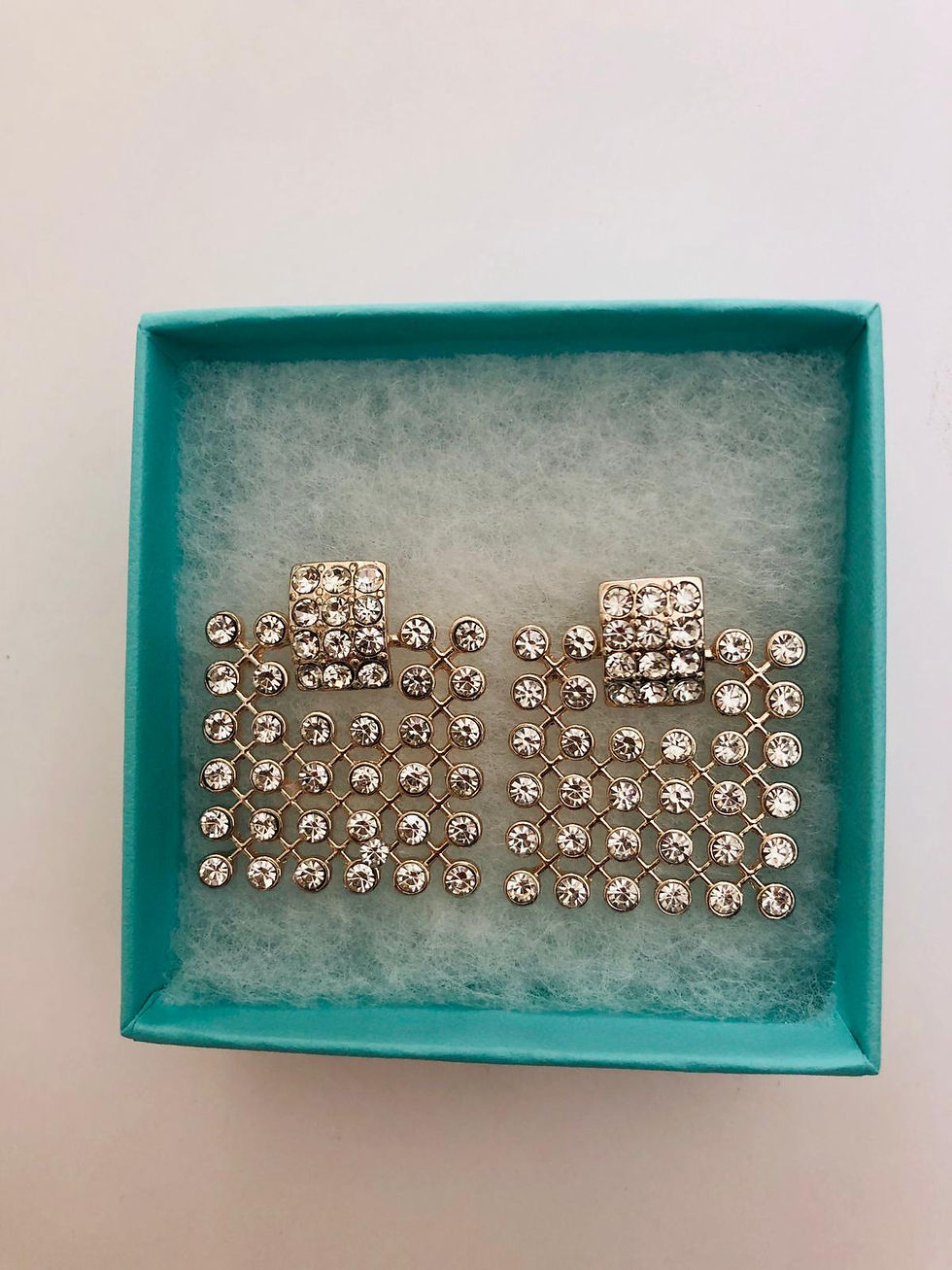 Crystal Elegant Square Earrings